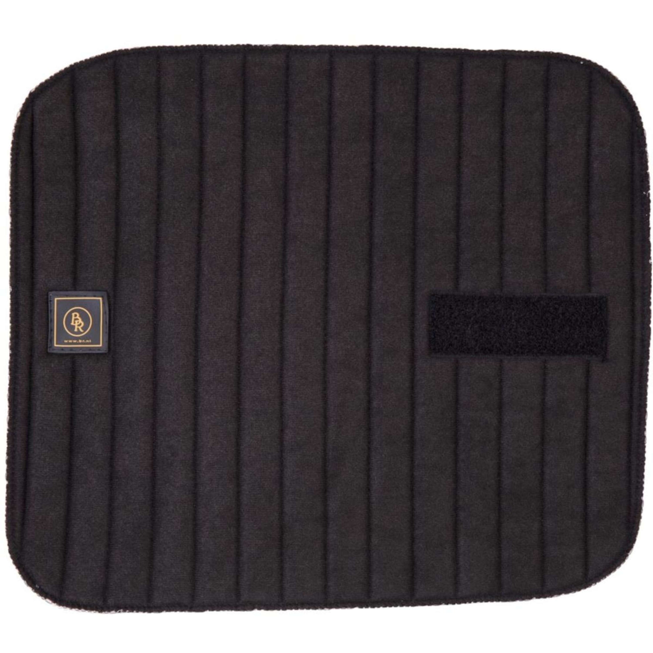 BR Cojinetes para Piernas Tricot/Toalla con Velcro Negro BR Cojinetes para Piernas Tricot/Toalla con Velcro Negro