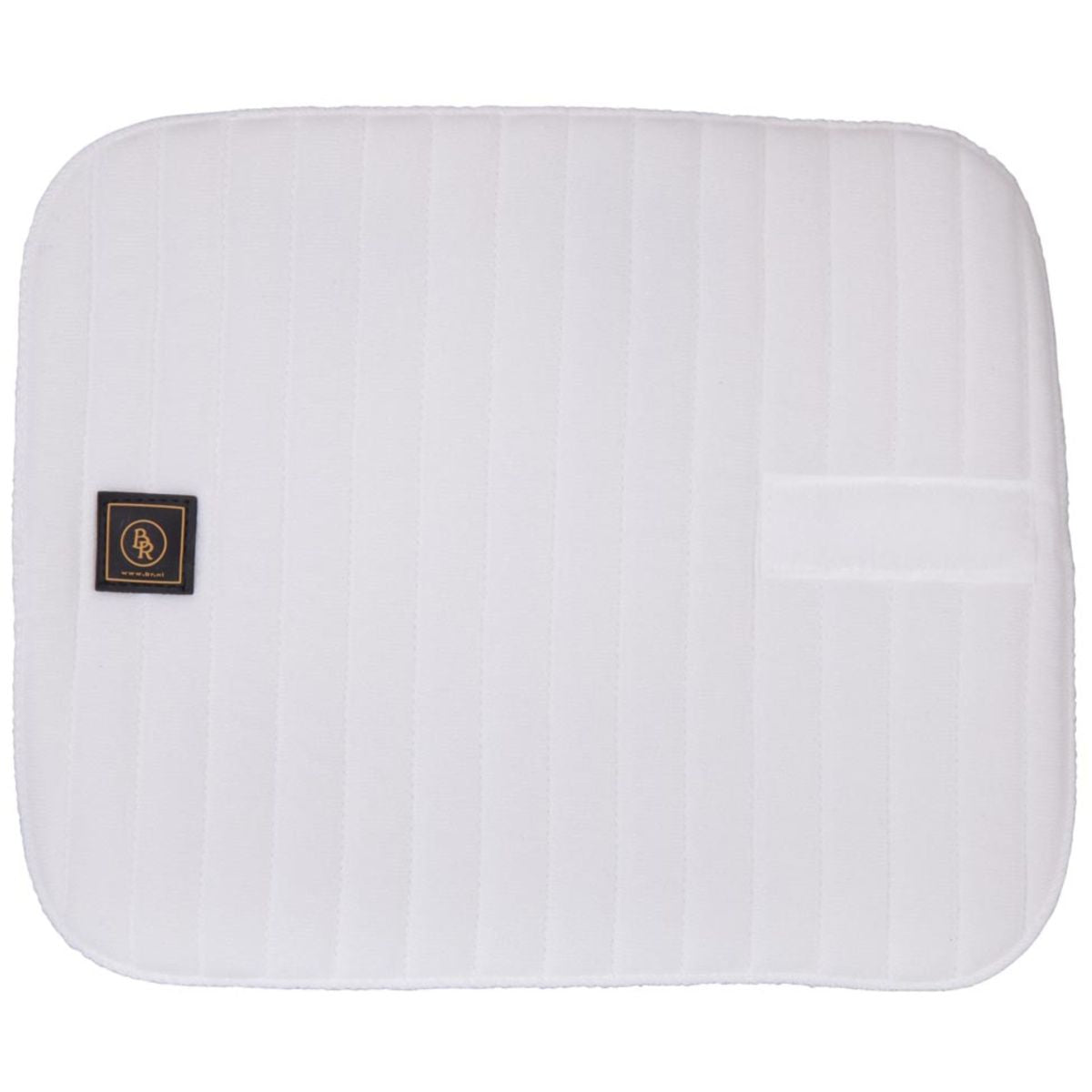 BR Cojinetes para Piernas Tricot/Toalla con Velcro Blanco
