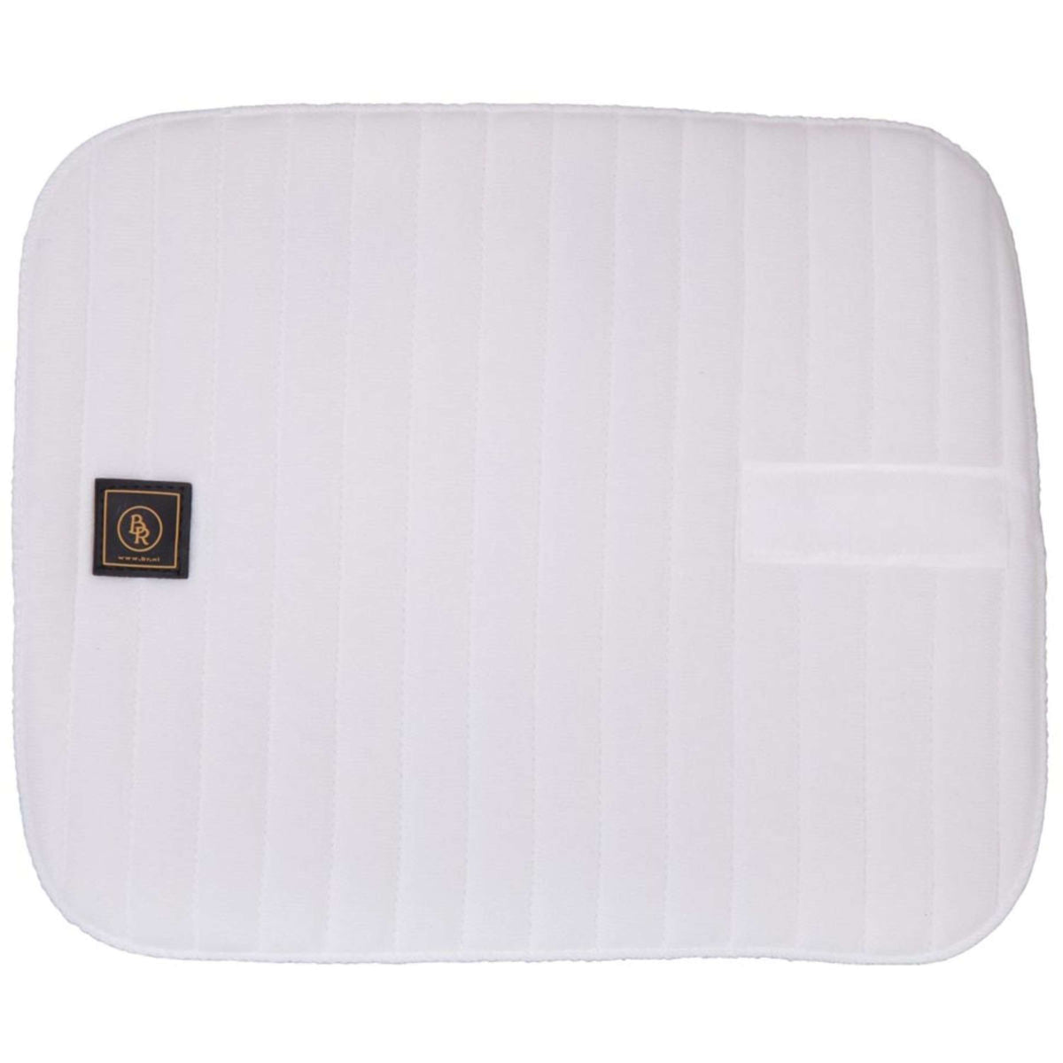 BR Cojinetes para Piernas Tricot/Toalla con Velcro Blanco