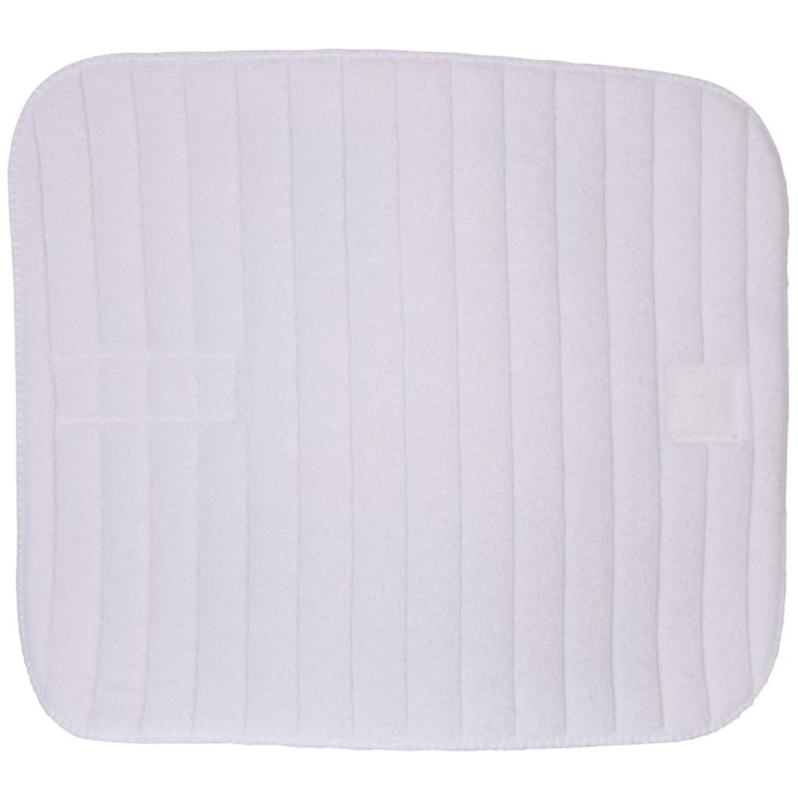 BR Cojinetes para Piernas Tricot/Toalla con Velcro Blanco