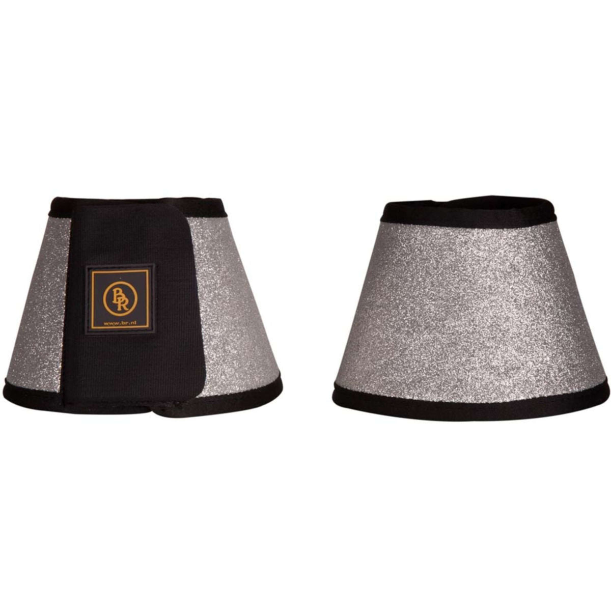 BR Botas de Campana Glitter Plata<>Gris