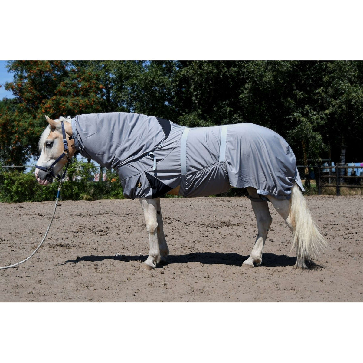 BR Manta para Eczema con Partes Elásticas Gris