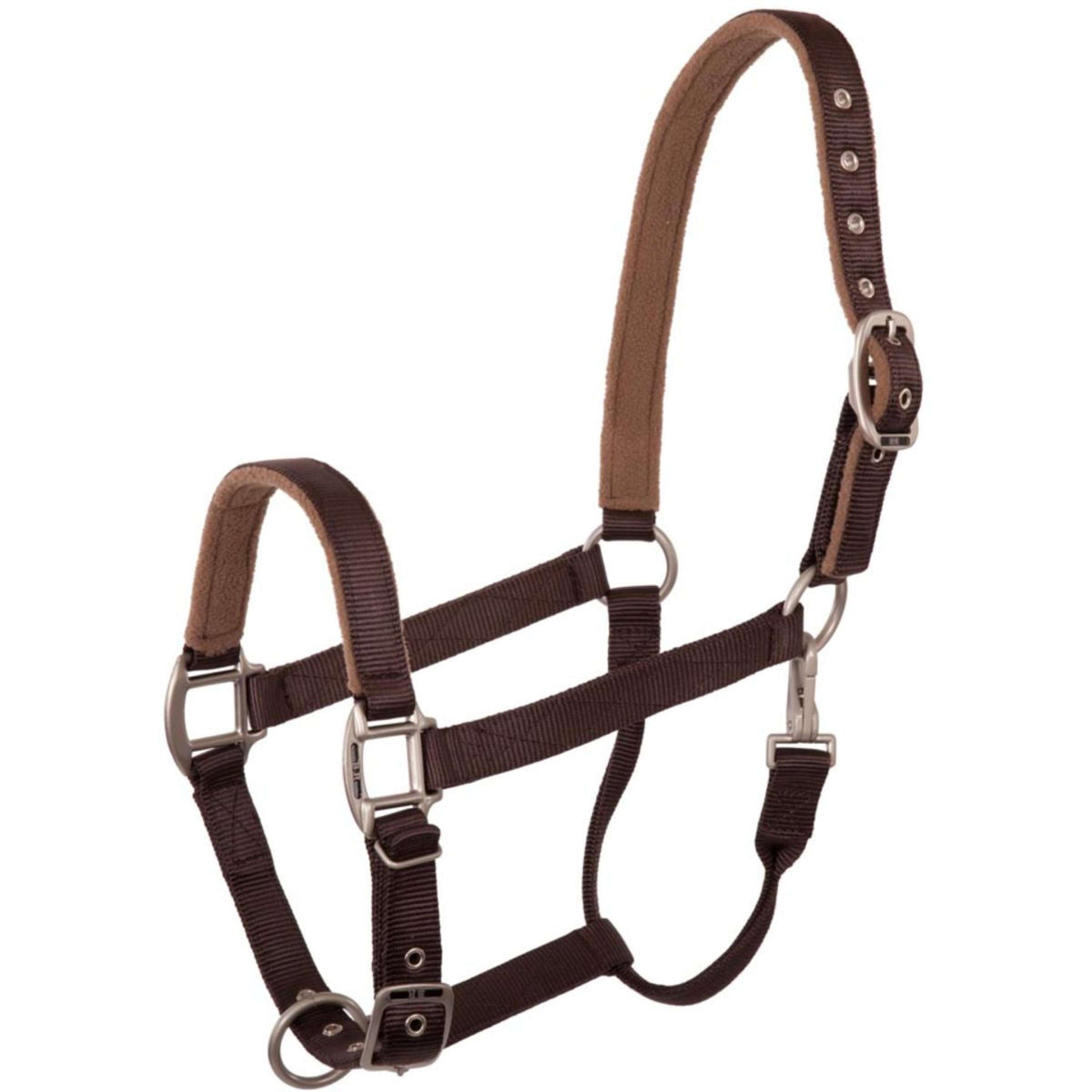 BR Cabezada Event Ajustable Doble Choco oscuro
