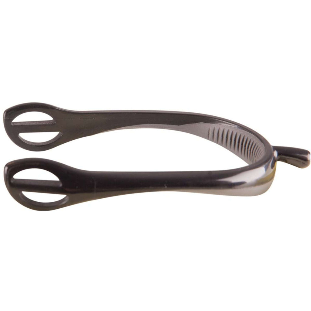 Metalab Espuelas De Botón Sintético con Parte de Goma Negro Gris