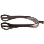Metalab Espuelas De Botón Sintético con Parte de Goma Negro Gris