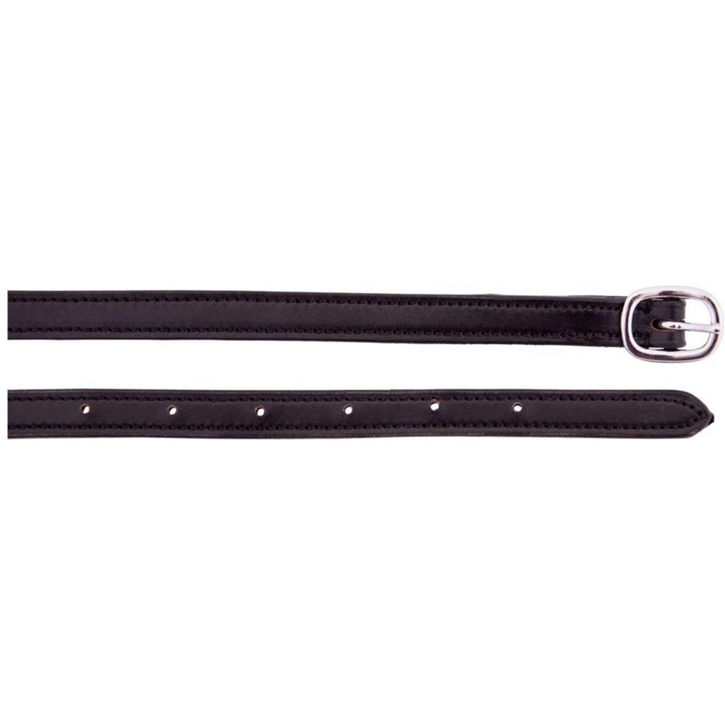 BR Correas para espuelas For Spanish (ES): Hebilla de Acero Inoxidable con Forro de Cuero Negro
