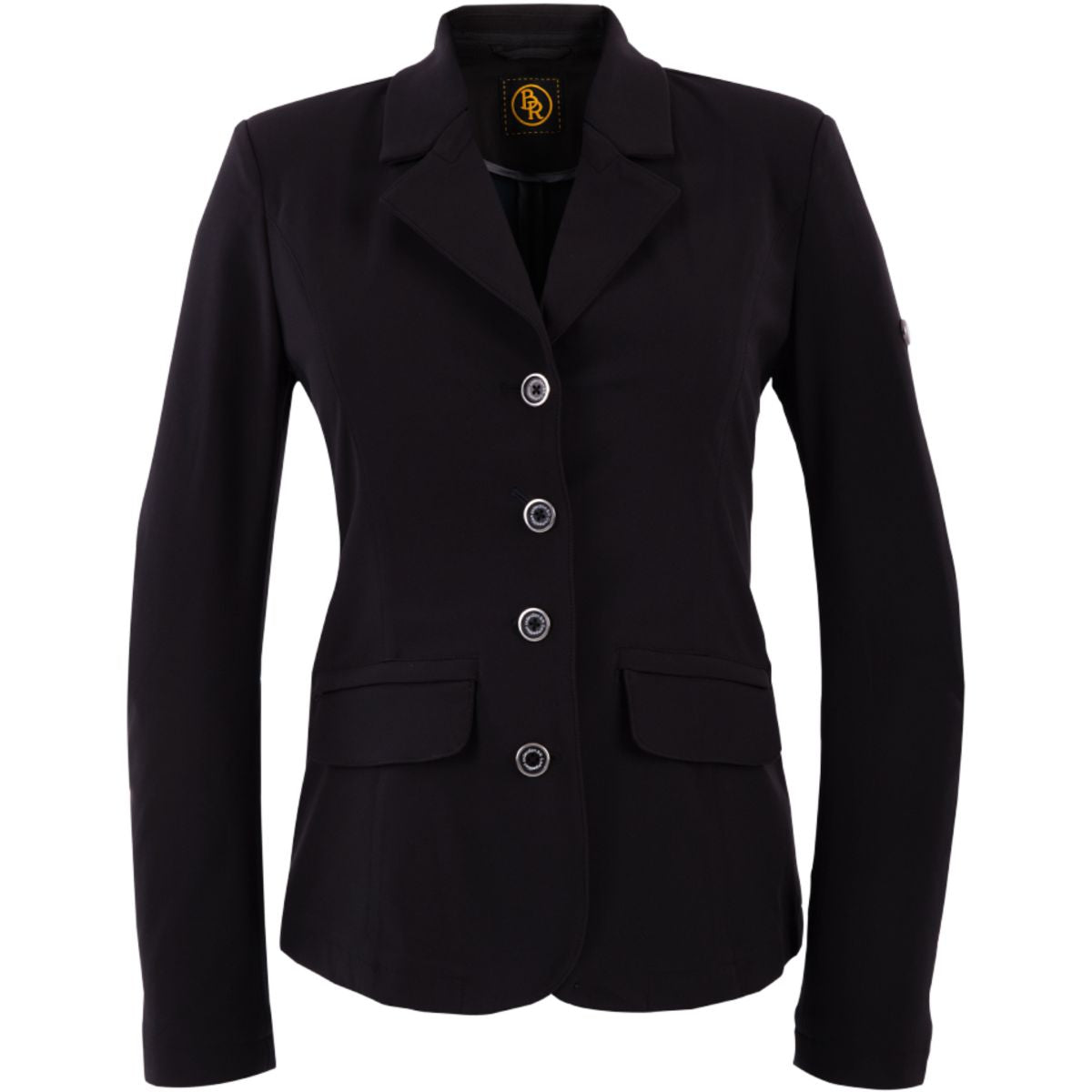 BR Chaqueta de Equitación Monaco Softshell de Competición Negro