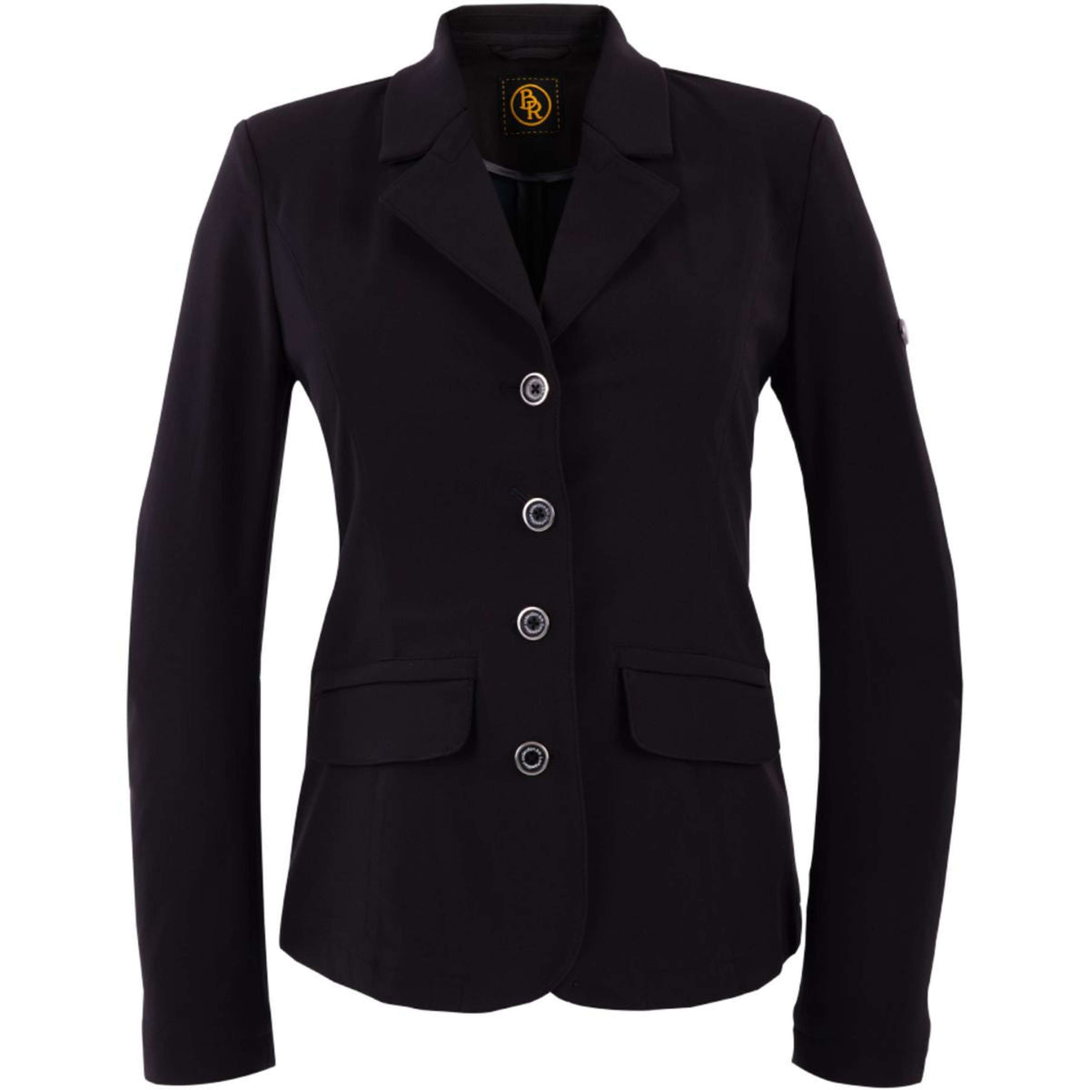 BR Chaqueta de Equitación Monaco Softshell de Competición Negro