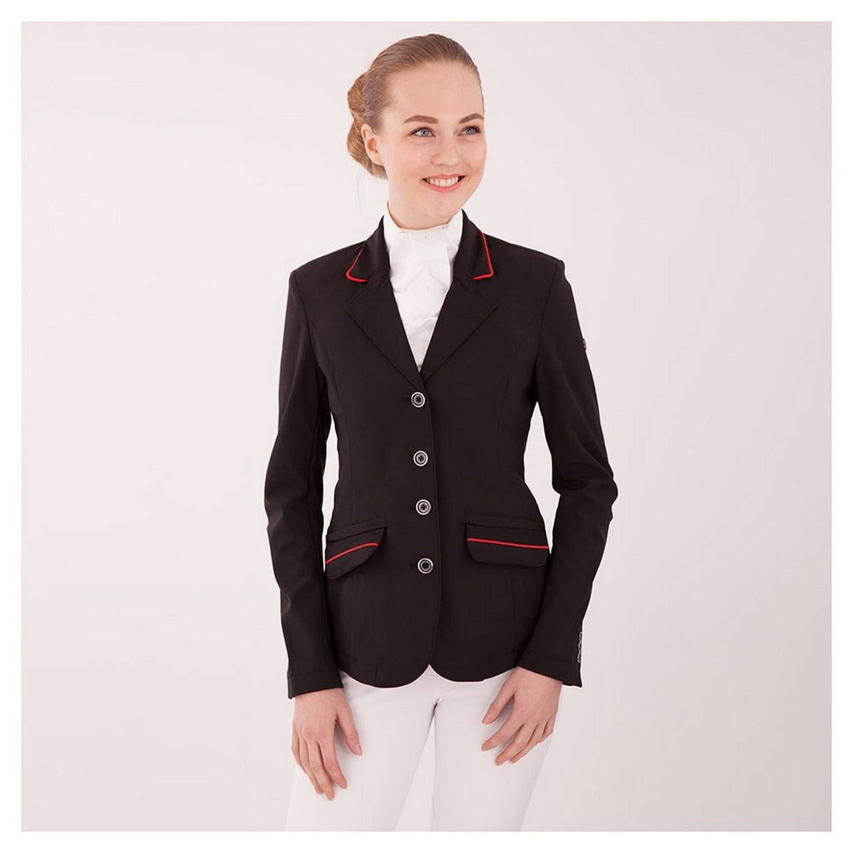 BR Cuello y Solapa de Bolsillo Pristina Spanish (ES): Competición Suedina Ribete Rojo