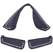 BR Cuello y Solapa de Bolsillo Santiago con Diamantes Azul