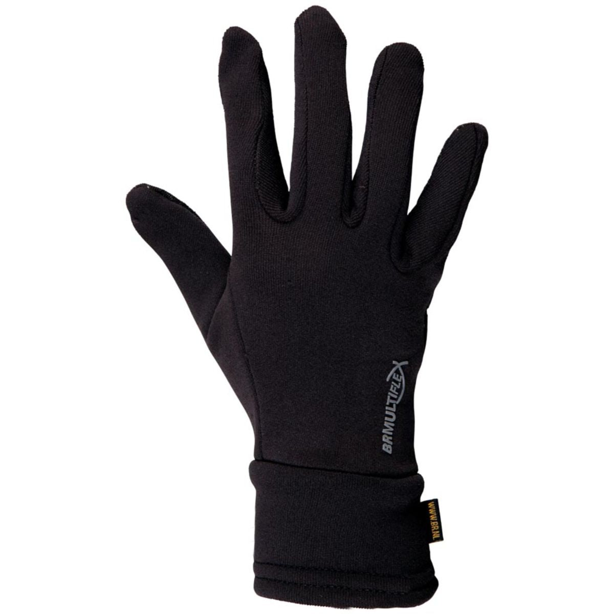 BR Guantes de Equitación de Invierno Multiflex Negro