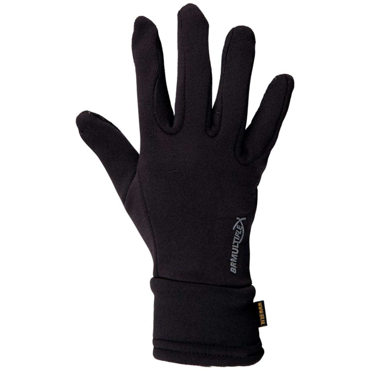 BR Guantes de Equitación de Invierno Multiflex Negro