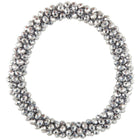 BR Liga para el cabello Kiki Crystal Plata