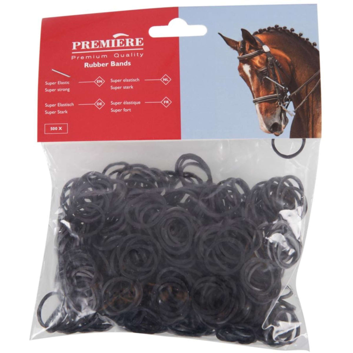 Premiere Elásticos para Crines Negro