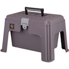 BR Caja de Limpieza Escalera con Doble Inserto Candado Gris