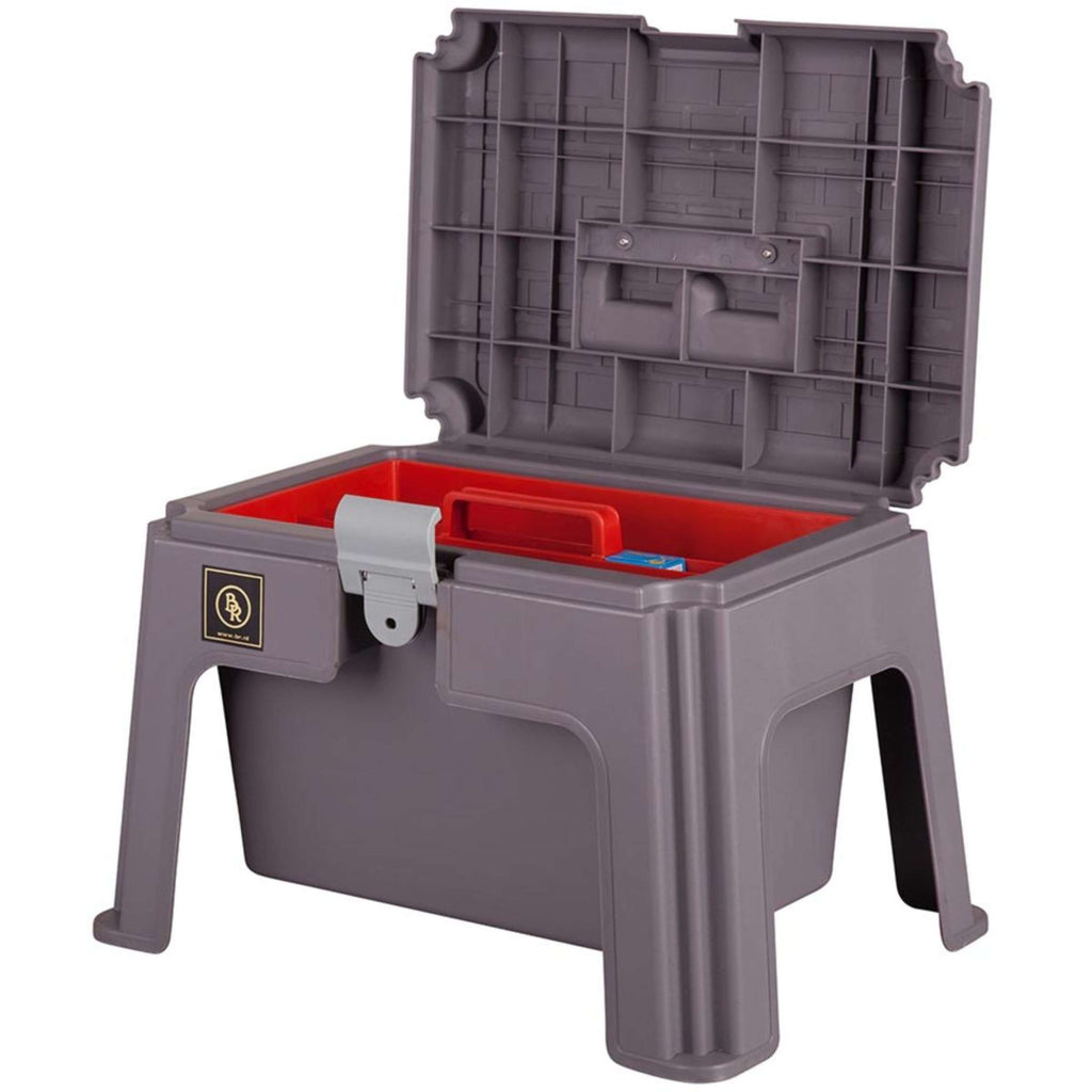 BR Caja de Limpieza Escalera con Doble Inserto Candado Gris