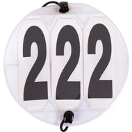 Premiere Números de dorsal Redondo 000-999 Blanco