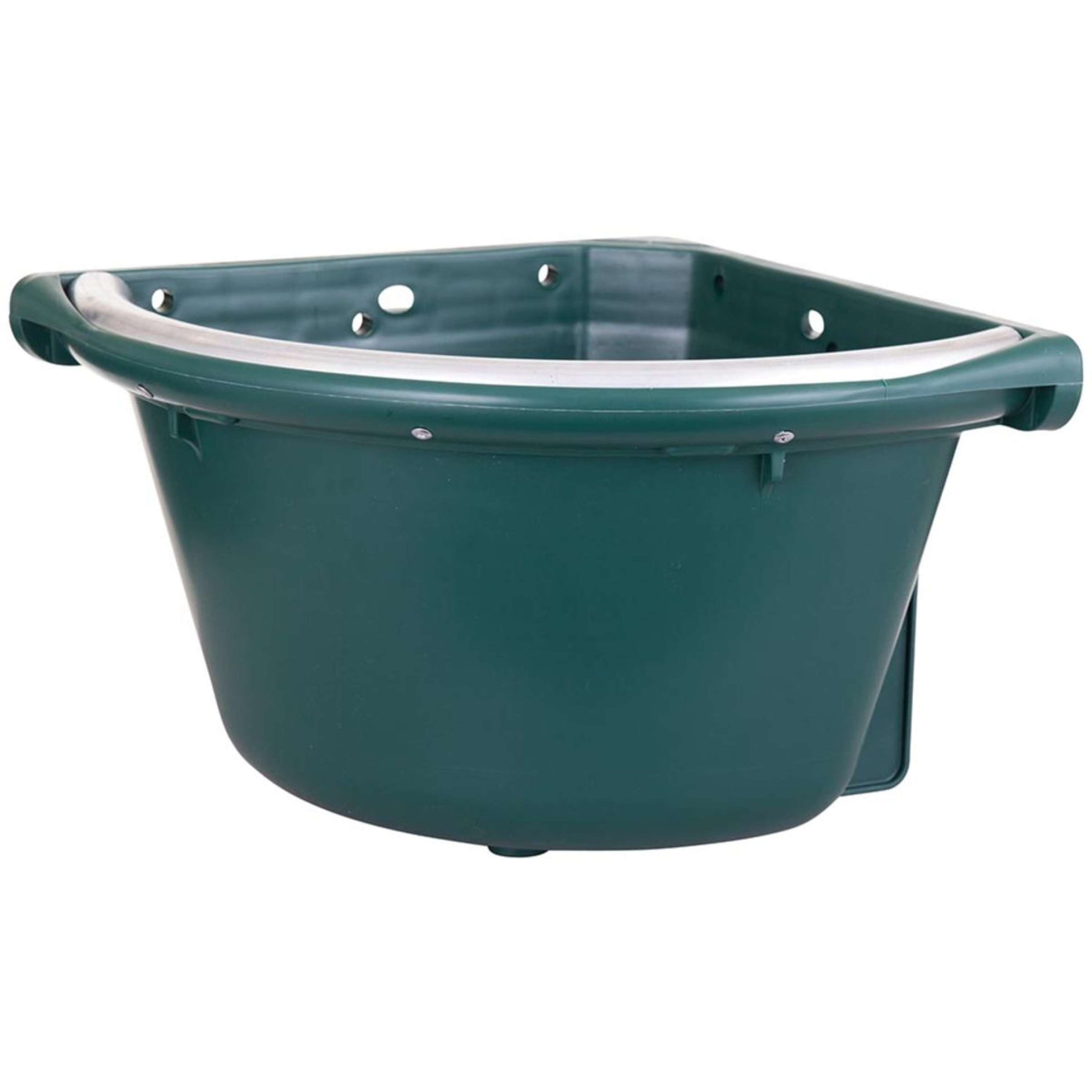 Panaro Comedero Triangular con Marco Tubular de Aluminio Verde
