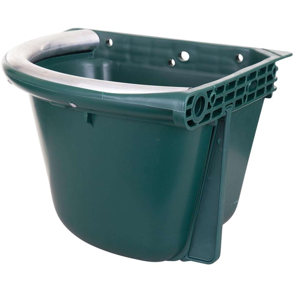 Panaro Comedero Triangular con Marco Tubular de Aluminio Verde