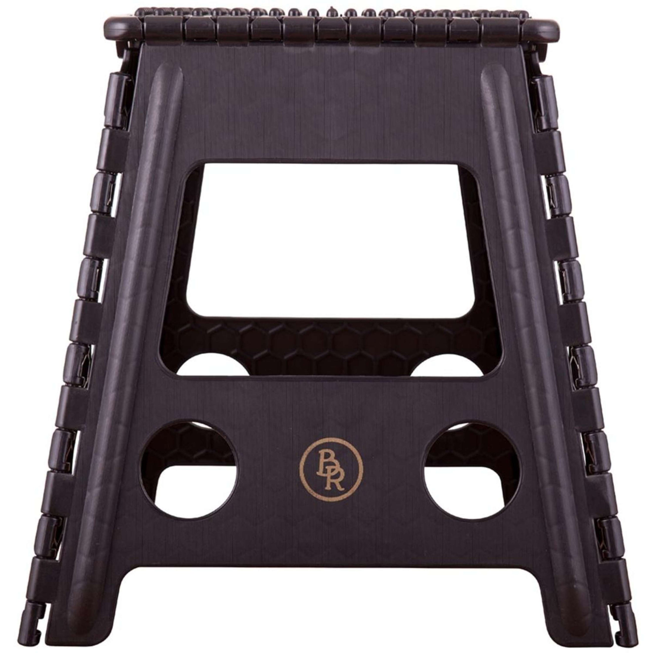 BR Escalón/Taburete Spanish: Plástico Plegable Negro BR Escalón/Taburete Spanish: Plástico Plegable Negro