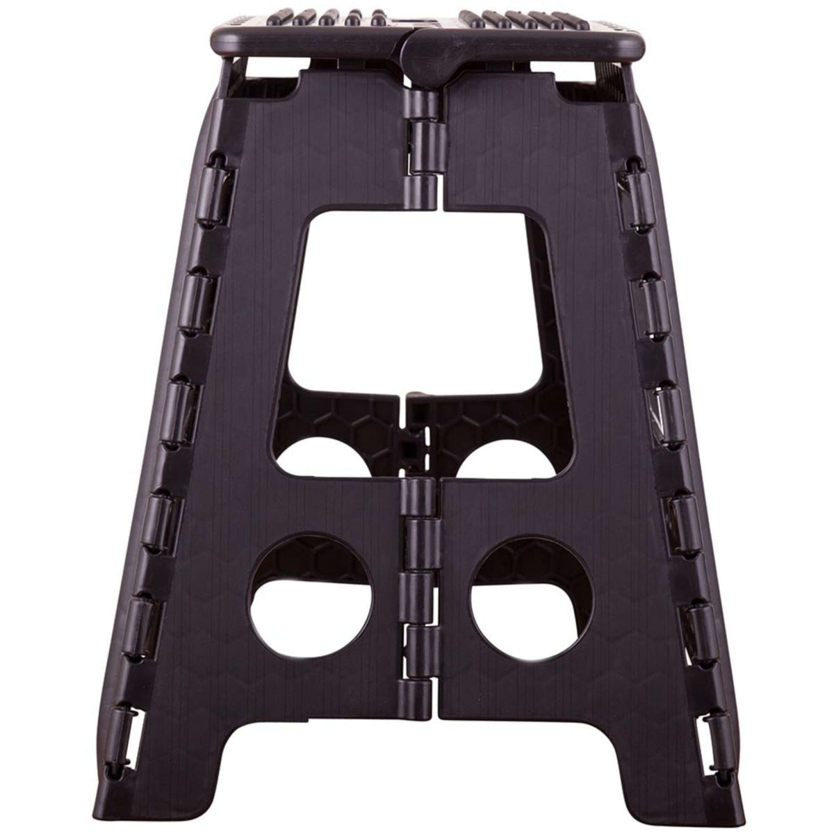 BR Escalón/Taburete Spanish: Plástico Plegable Negro