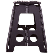 BR Escalón/Taburete Spanish: Plástico Plegable Negro