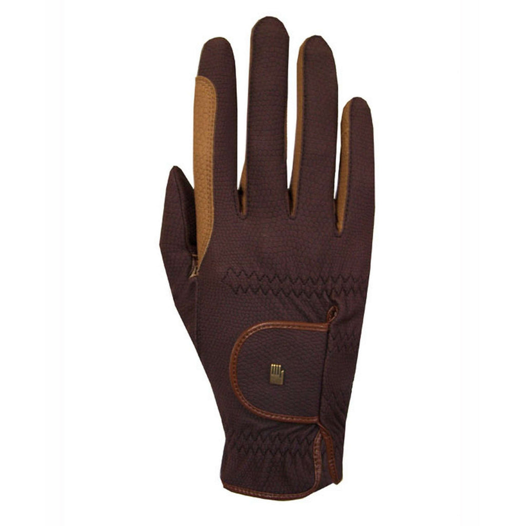 Roeckl Guantes de Equitación Malta Roeck-Grip Bicolor Moca/caramelo