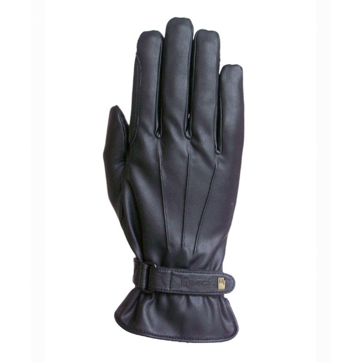 Roeckl Guantes de Equitación Wago Suprema Fleece Negro