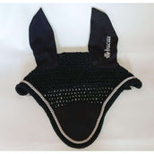 Bucas Bonete para Orejas Negro/Plata