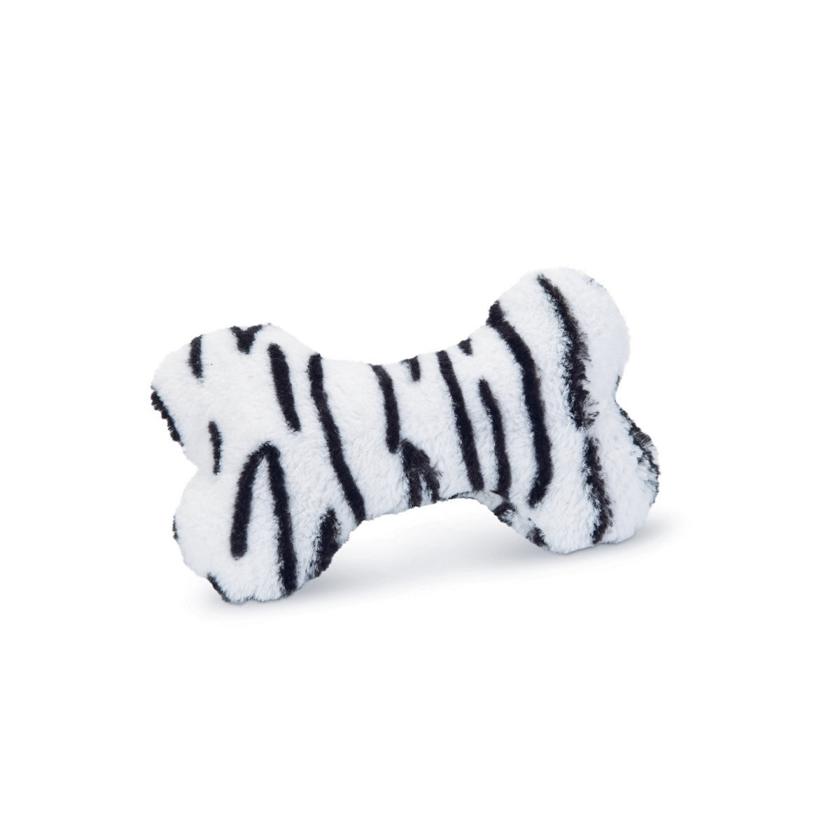Beeztees Hueso Myca Peluche Negro/Blanco