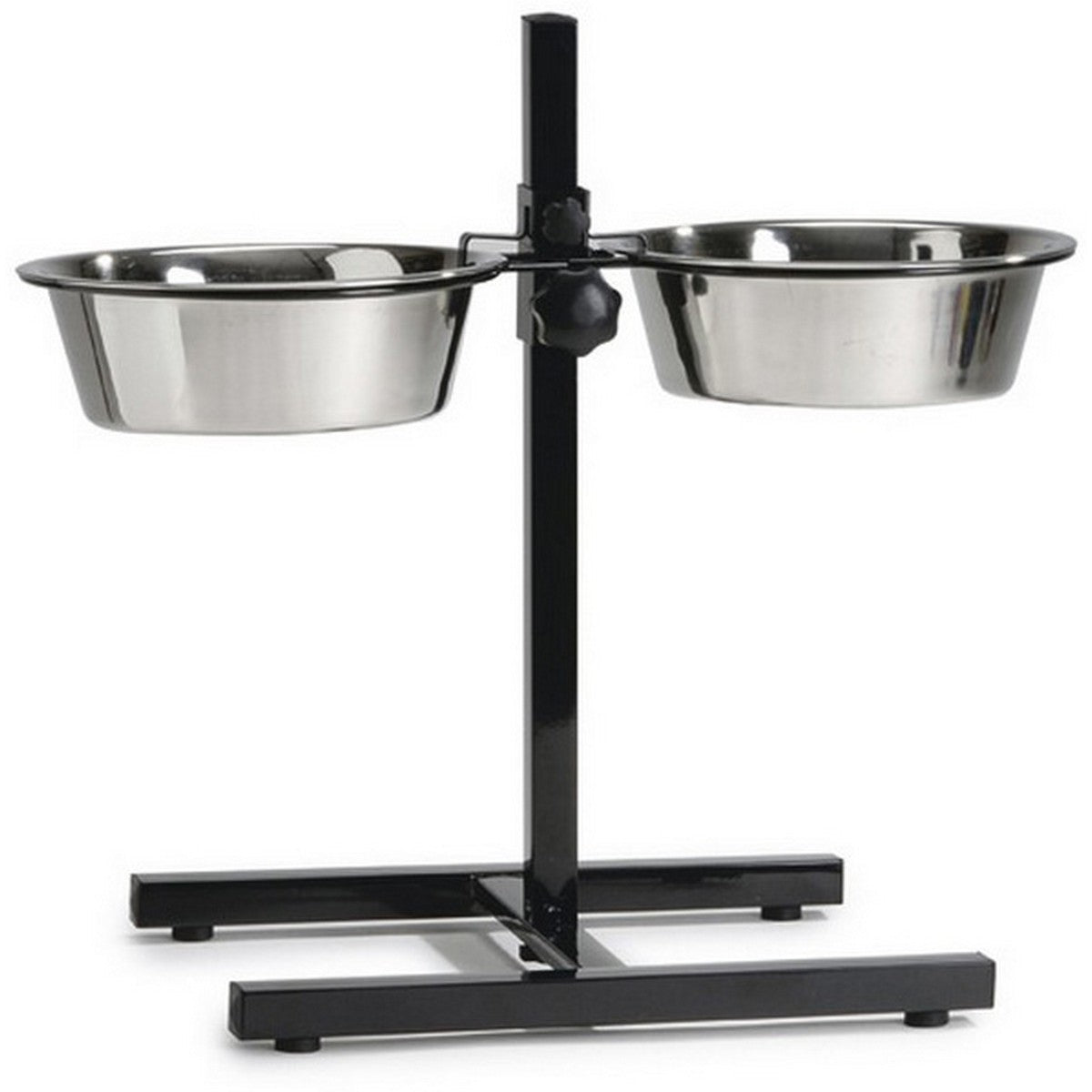 Beeztees Soporte para Comederos de Perro Negro