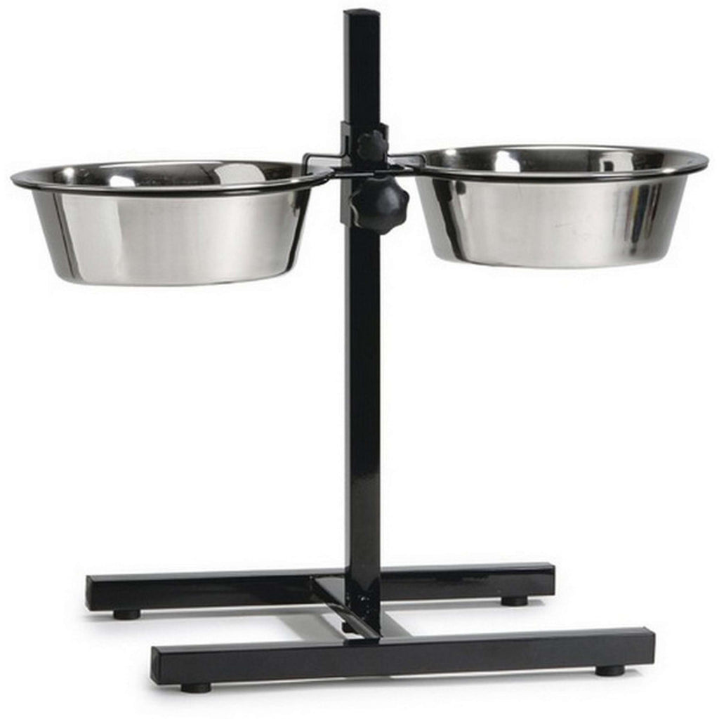 Beeztees Soporte para Comederos de Perro Negro