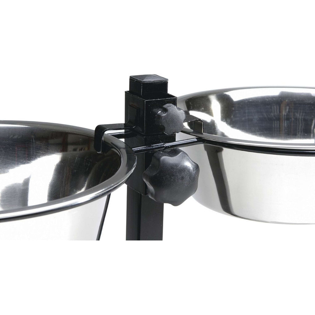 Beeztees Soporte para Comederos de Perro Negro