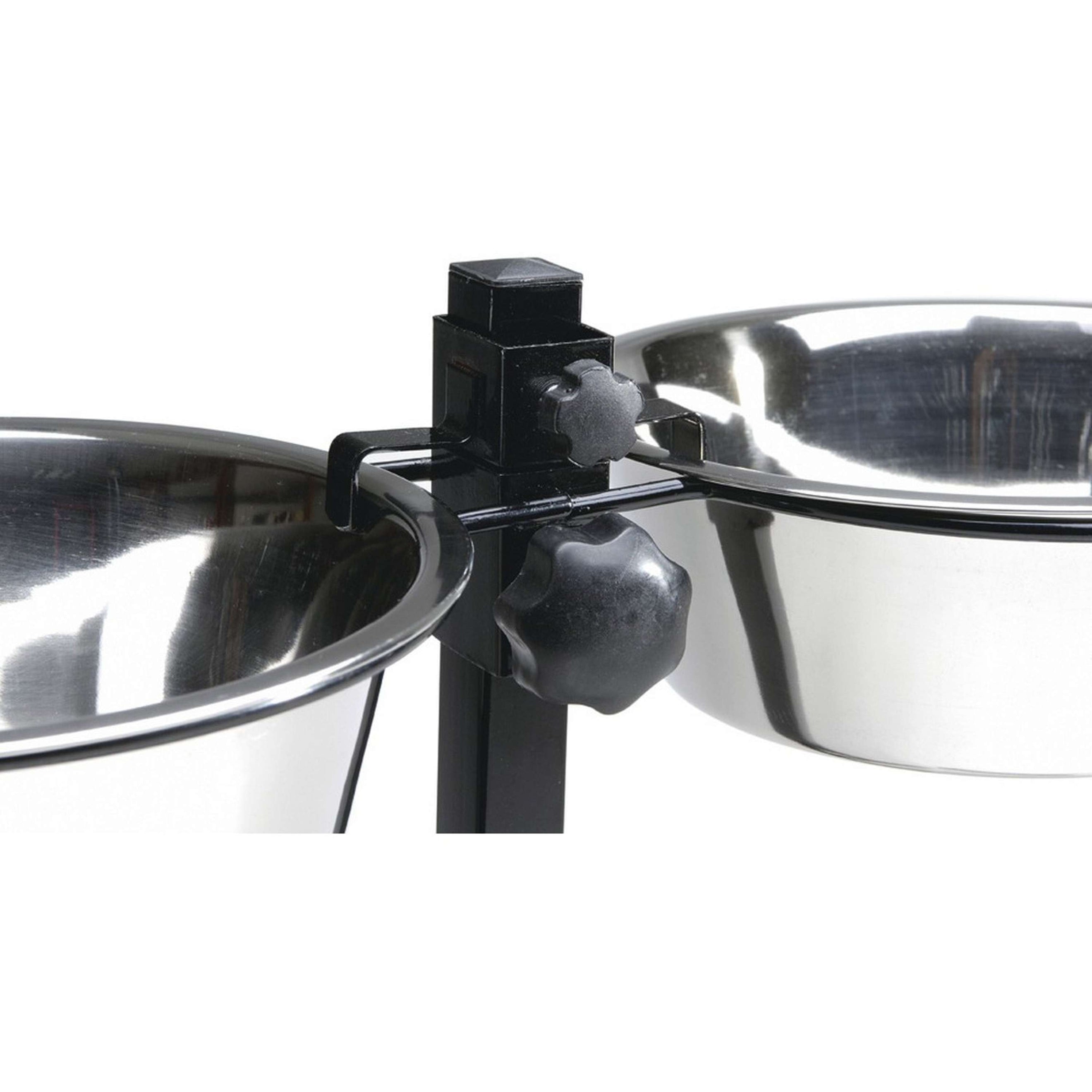 Beeztees Soporte para Comederos de Perro Negro