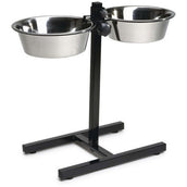 Beeztees Soporte para Comederos de Perro Negro