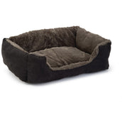 Beeztees Cama para Perro Baboo Peluche Taupe Negro