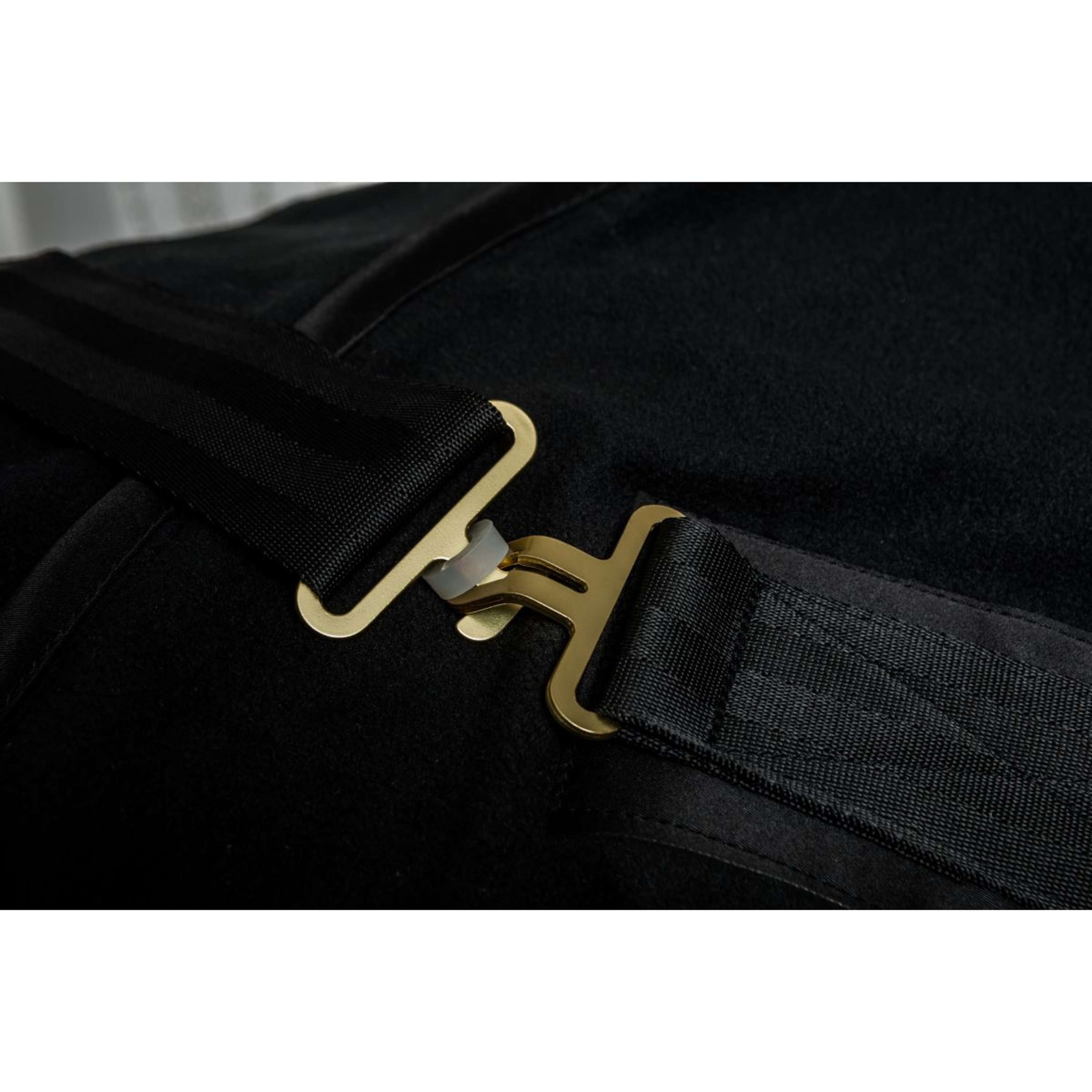 Back on Track Manta para el sudor Deep Nights Fleece Negro