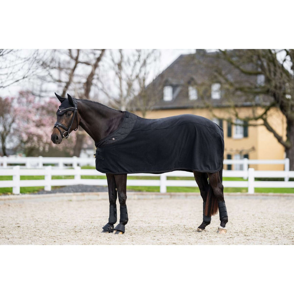 Back on Track Manta para el sudor Deep Nights Fleece Negro