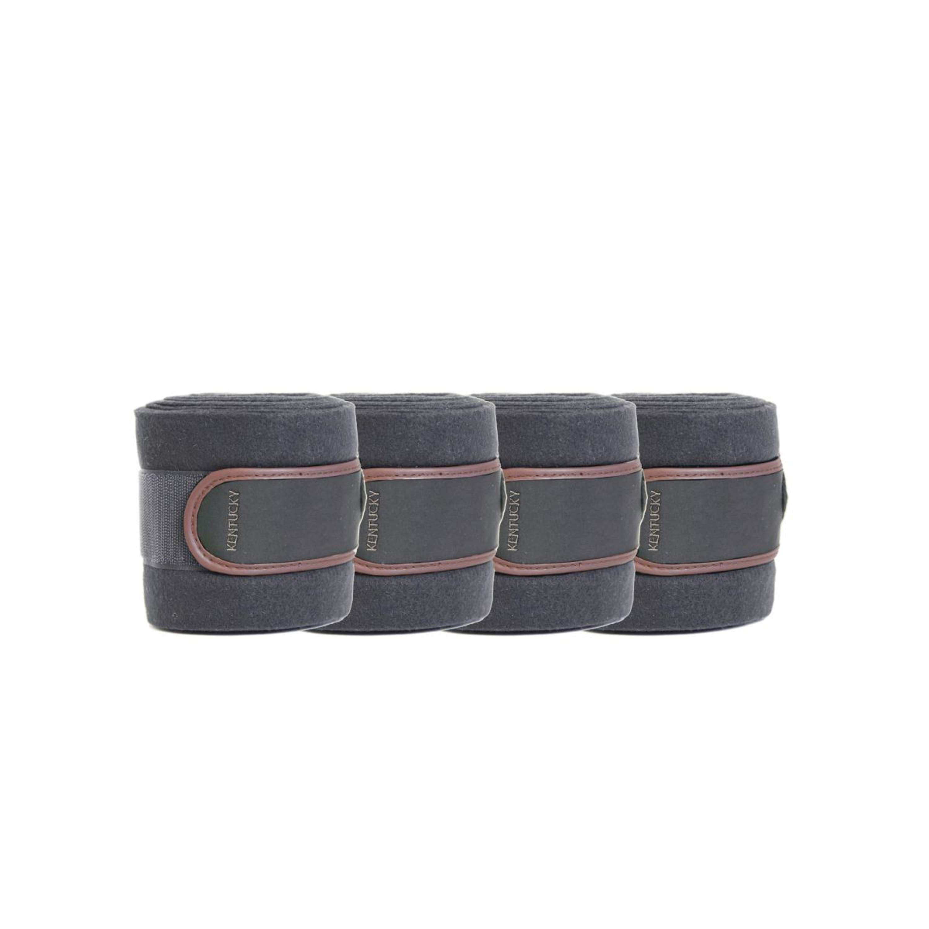 Kentucky Horsewear Vendajes Polar Fleece Gris