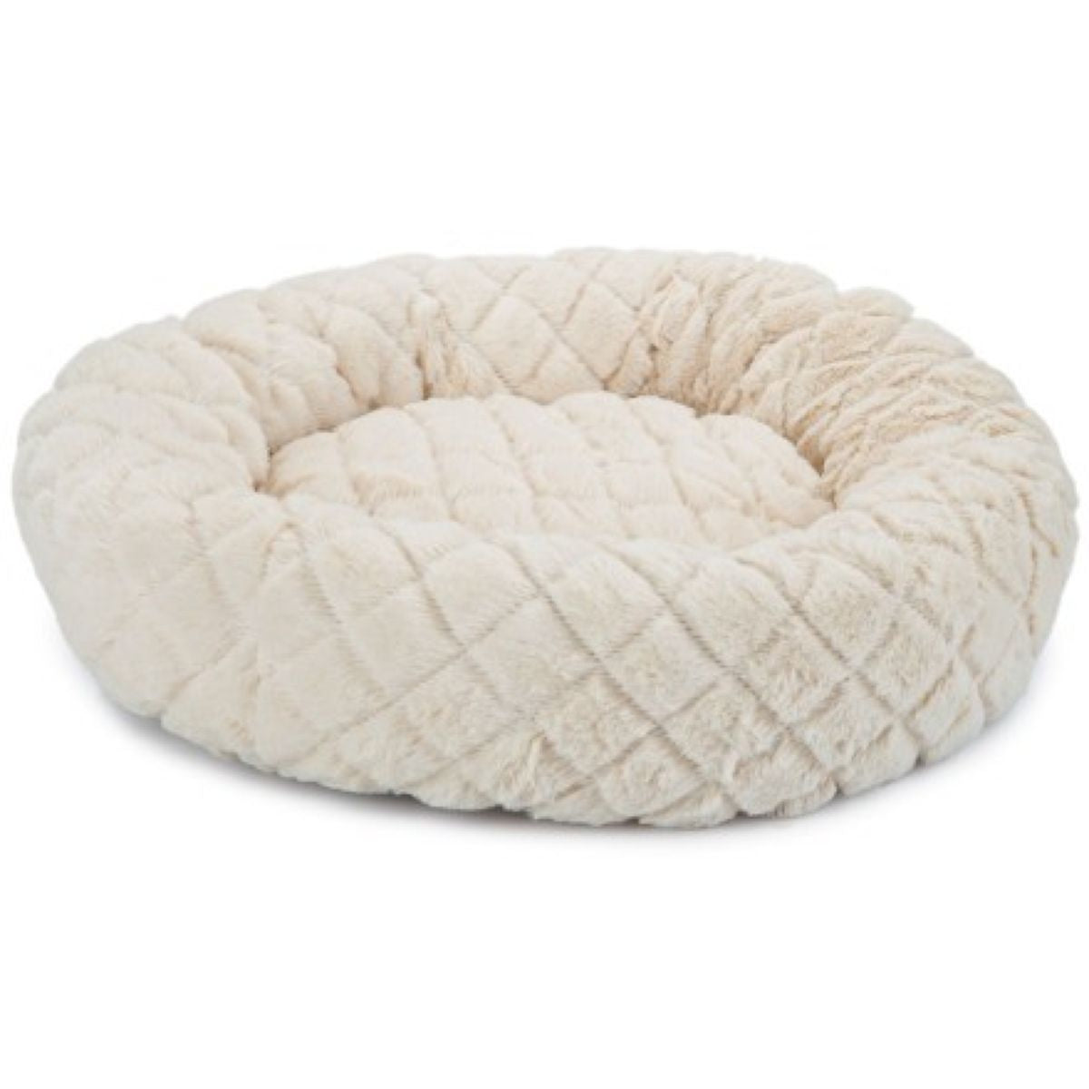 Beeztees Cesta para Gato Levisa Peluche Beige
