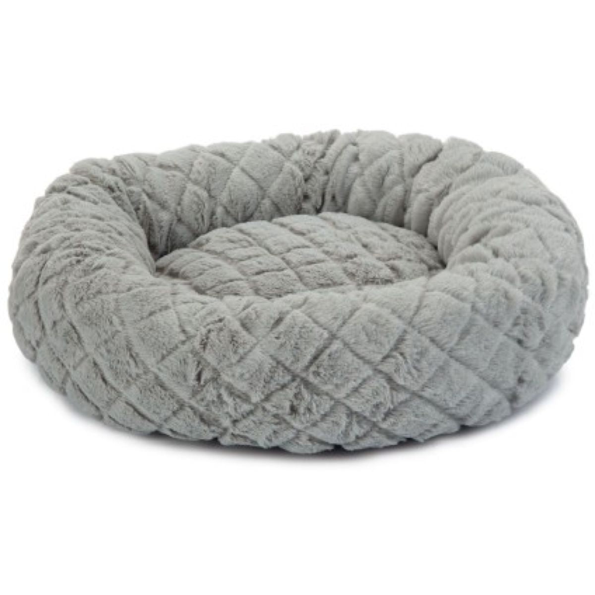 Beeztees Cesta para Gato Levisa Peluche Gris