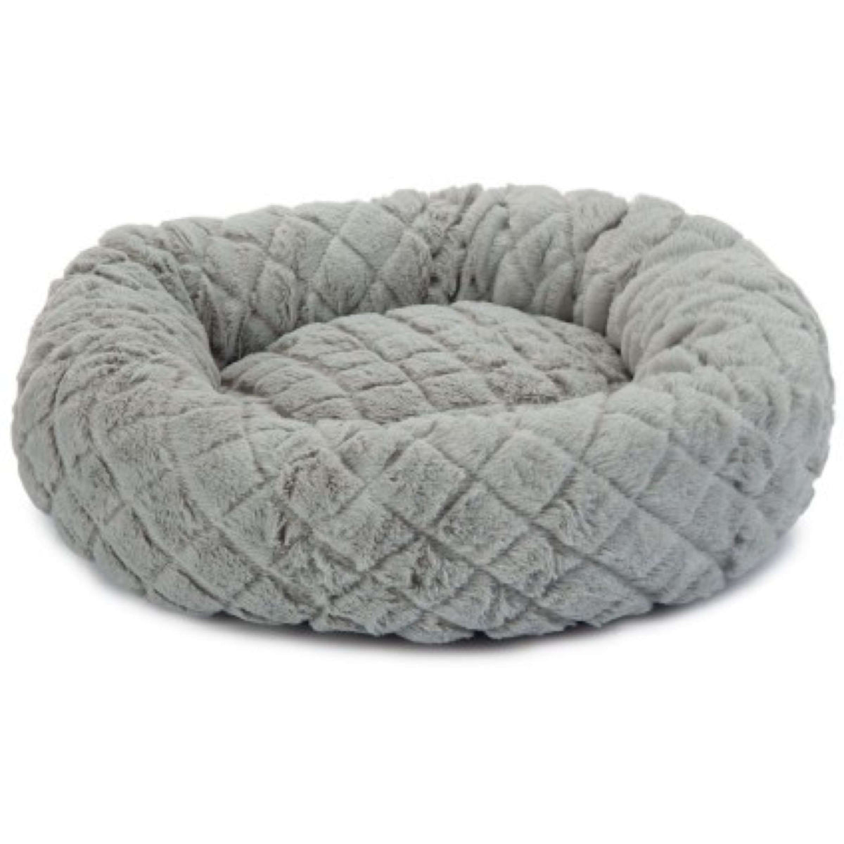 Beeztees Cesta para Gato Levisa Peluche Gris
