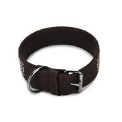 Beeztees Collar para Perro Vintage Cuero Marron