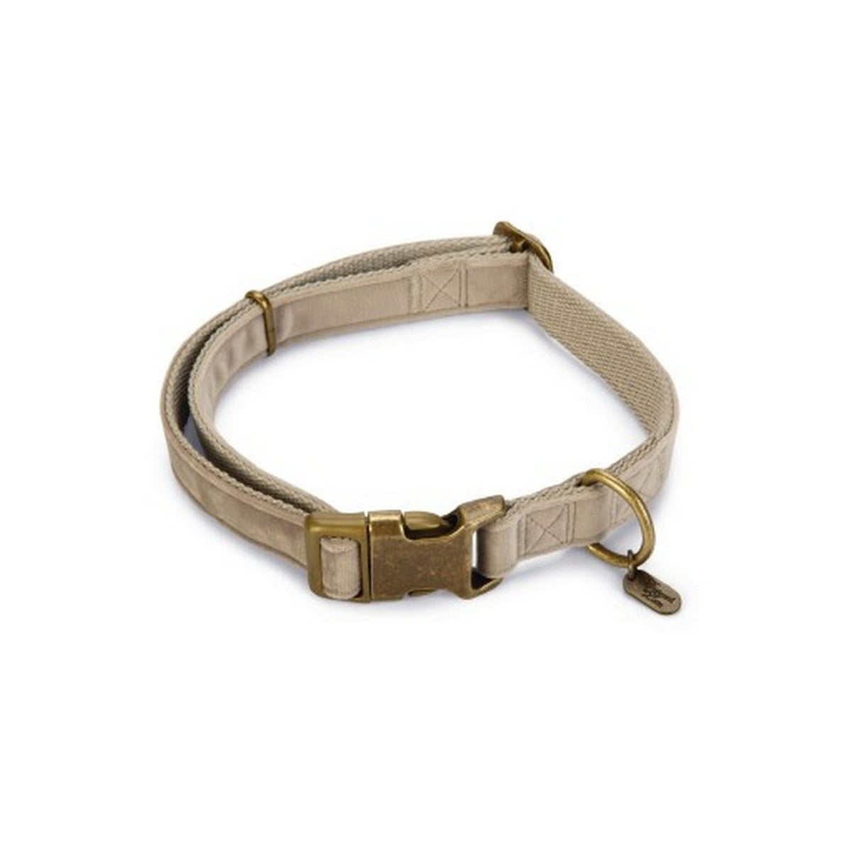 Designed by Lotte Collar para Perro Velura Español (ES): Terciopelo Gris