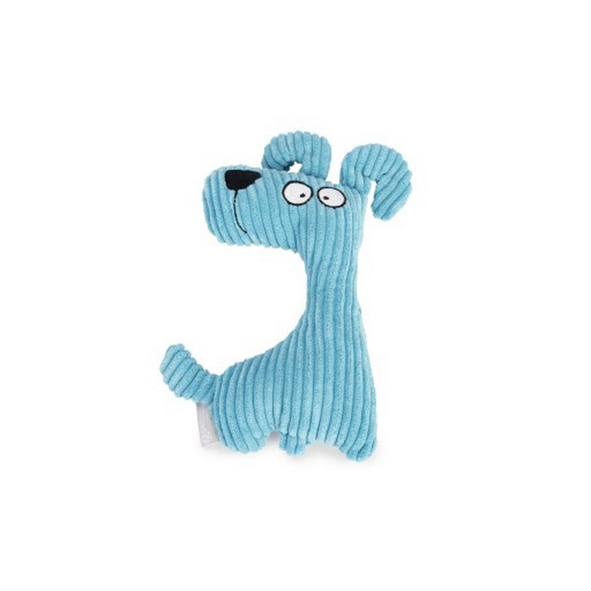 Beeztees Juguete de Peluche Dog Luz Tejido Canalé Azul