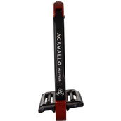 Acavallo Estribos Arena Alu Plus 2.0 Carmesí/Negro