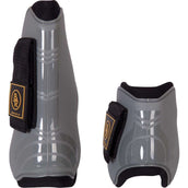 BR Juego de protectores para tendones y planchado Pro Tech Pu Neopreno Gris