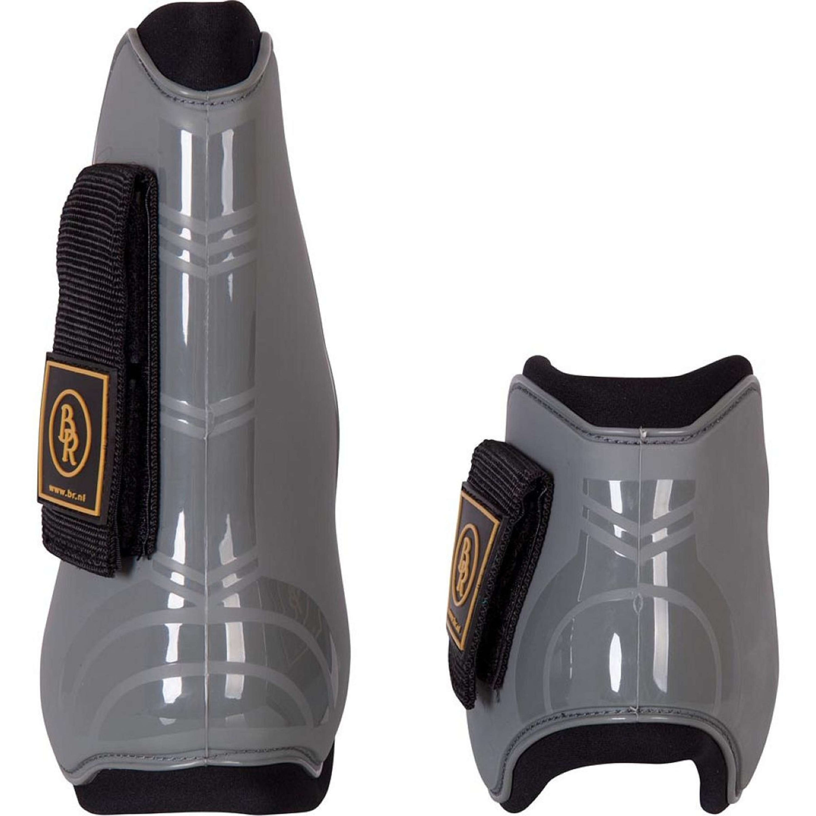 BR Juego de protectores para tendones y planchado Pro Tech Pu Neopreno Gris