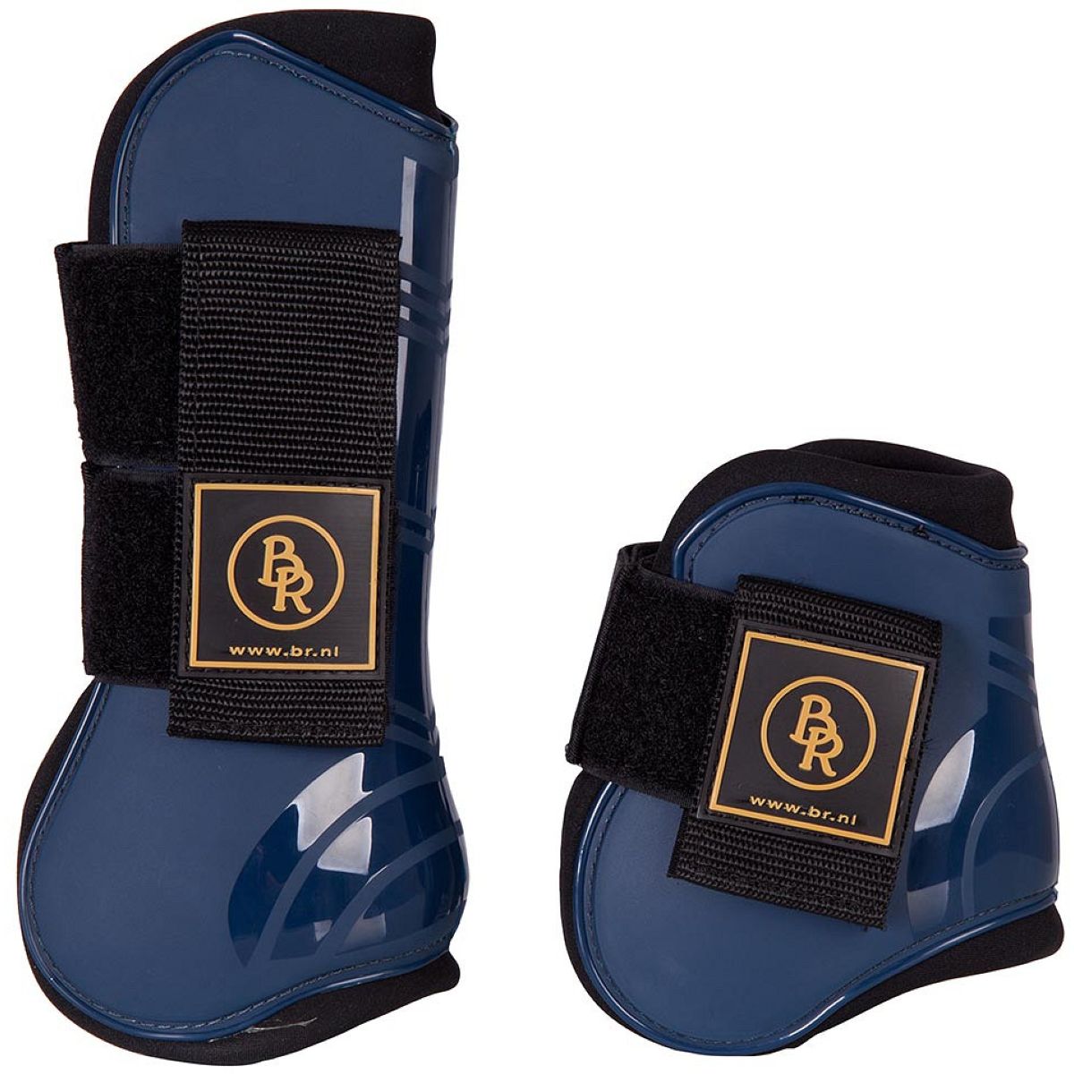 BR Juego de protectores para tendones y planchado Pro Tech Pu Neopreno Azul