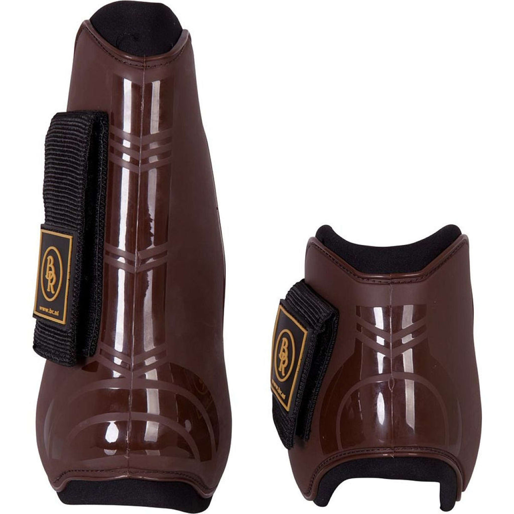 BR Juego de protectores para tendones y planchado Pro Tech Pu Neopreno Marron